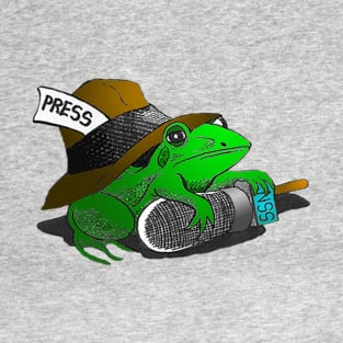 ToughPigs frog reporter T-Shirt